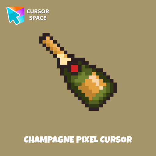 Champagne Pixel cursor